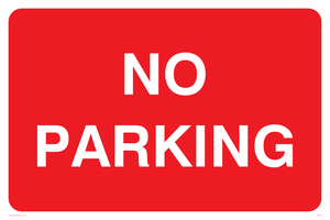 no parking