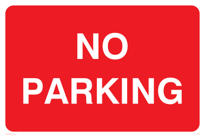 no parking