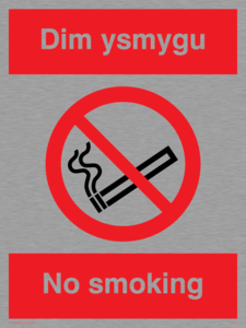Dim ysmygu  No smoking