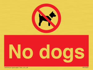 No dogs