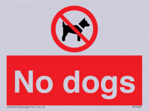 No dogs