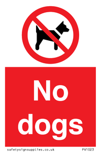 No dogs