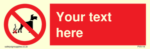 Custom No Dog Fouling Sign