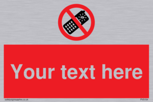 Custom No camera phones Sign