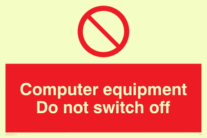 computer equipment do not switch off