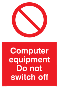 computer equipment do not switch off