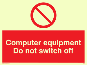 computer equipment do not switch off