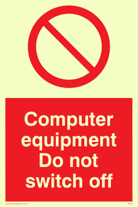 computer equipment do not switch off