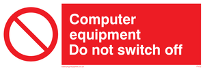 computer equipment do not switch off