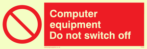 computer equipment do not switch off