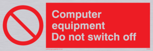 computer equipment do not switch off