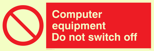 computer equipment do not switch off