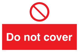 Do not cover