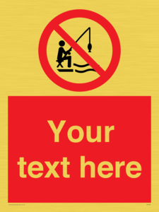 Custom No Fishing