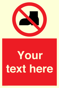 Custom No outdoor footwear