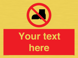 Custom No outdoor footwear