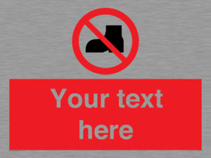 Custom No outdoor footwear