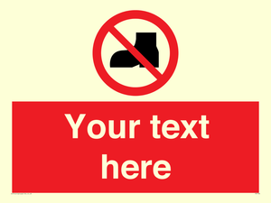 Custom No outdoor footwear