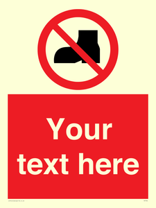 Custom No outdoor footwear