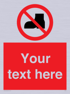 Custom No outdoor footwear