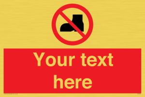 Custom No outdoor footwear