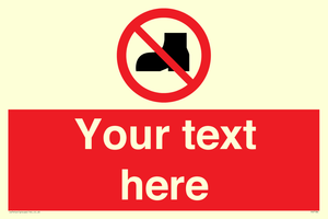 Custom No outdoor footwear