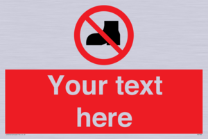 Custom No outdoor footwear