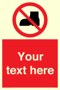 Custom No outdoor footwear