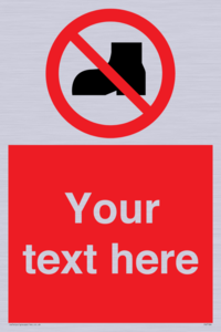 Custom No outdoor footwear