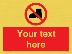 Custom No outdoor footwear