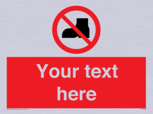 Custom No outdoor footwear