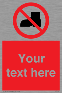 Custom No outdoor footwear