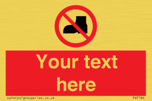 Custom No outdoor footwear