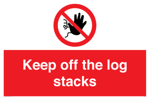 Keep off the log stacks