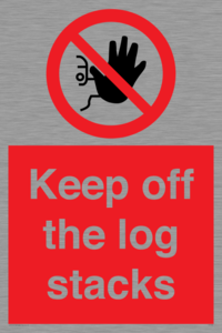 Keep off the log stacks