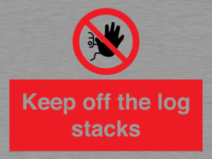 Keep off the log stacks