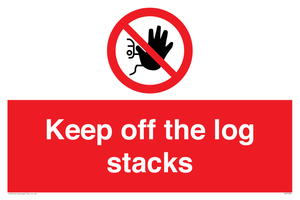 Keep off the log stacks