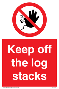 Keep off the log stacks
