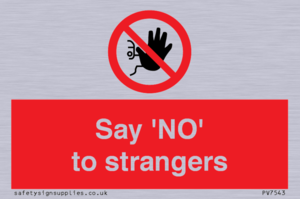 Say 'NO' to strangers