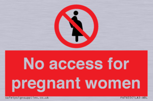No access for pregnant women