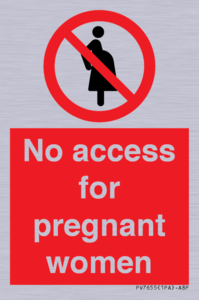 No access for pregnant women