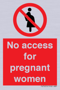 No access for pregnant women