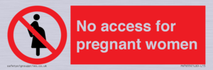 No access for pregnant women