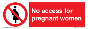 No access for pregnant women