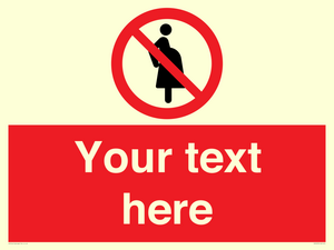 Custom prohibition not for pregnant women