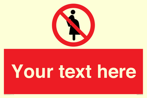 Custom prohibition not for pregnant women