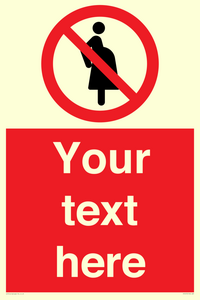 Custom prohibition not for pregnant women