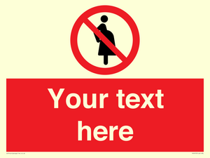 Custom prohibition not for pregnant women