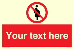 Custom prohibition not for pregnant women