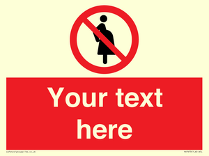 Custom prohibition not for pregnant women